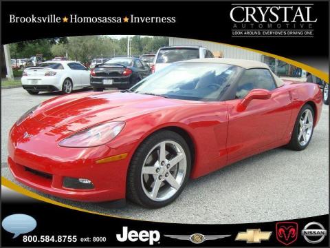 Precision Red Chevrolet Corvette Convertible.  Click to enlarge.