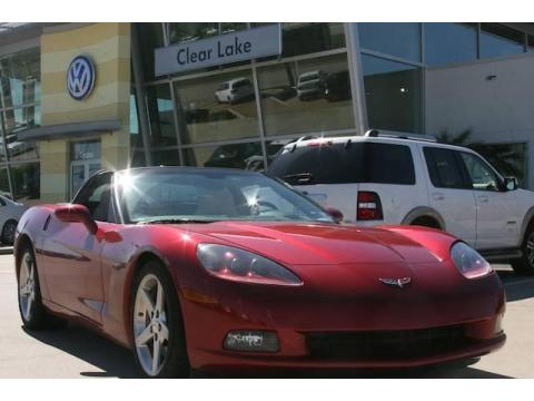 Magnetic Red Metallic Chevrolet Corvette Coupe.  Click to enlarge.