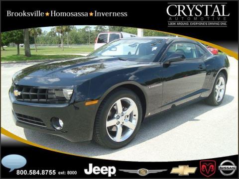 Black Chevrolet Camaro LT Coupe.  Click to enlarge.