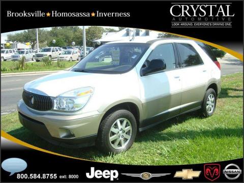 Olympic White Buick Rendezvous CX.  Click to enlarge.