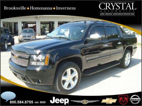 Black Chevrolet Avalanche LTZ.  Click to enlarge.