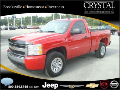 Victory Red Chevrolet Silverado 1500 LS Regular Cab 4x4.  Click to enlarge.