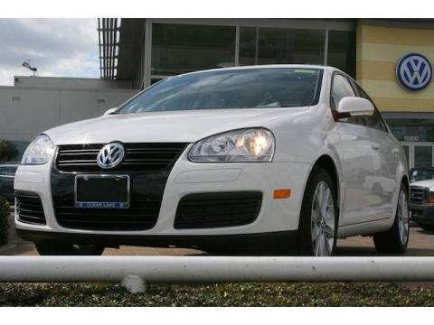 Candy White Volkswagen Jetta Wolfsburg Edition Sedan.  Click to enlarge.