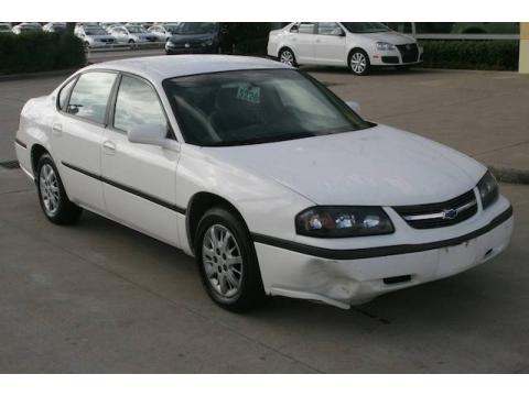 White Chevrolet Impala . Click to enlarge. White Chevrolet Impala . Click to enlarge.