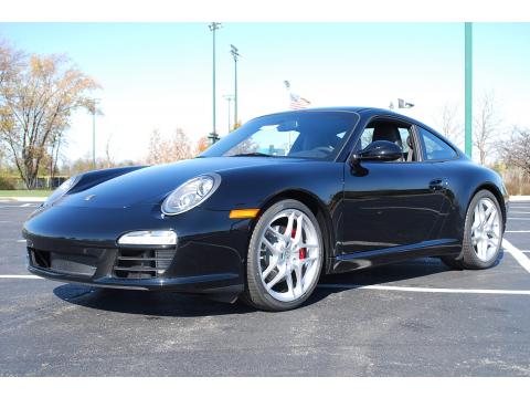 Black Porsche 911 Carrera S Coupe.  Click to enlarge.