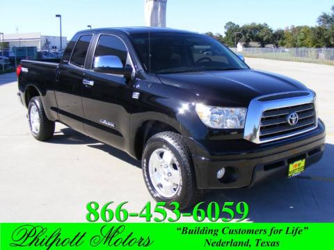 Black Toyota Tundra Limited Double Cab.  Click to enlarge.