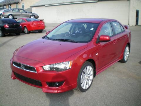 Rally Red Metallic Mitsubishi Lancer GTS.  Click to enlarge.