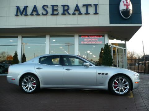 Grigio Touring Metallic (Silver) Maserati Quattroporte Sport GT DuoSelect.  Click to enlarge.