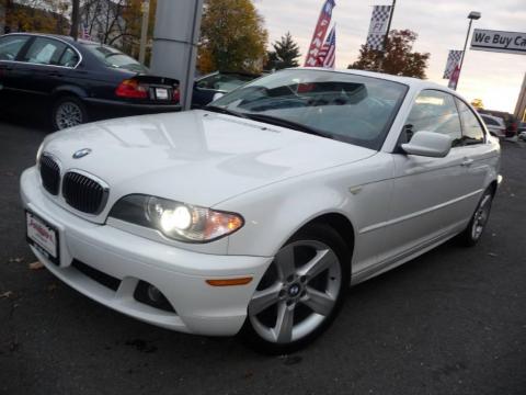 Alpine White BMW 3 Series 325i Coupe.  Click to enlarge.