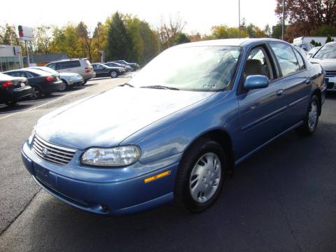 Medium Opal Blue Metallic Chevrolet Malibu Sedan.  Click to enlarge.