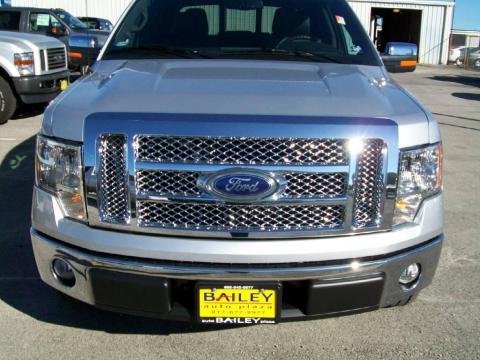 Ingot Silver Metallic Ford F150 Lariat SuperCrew.  Click to enlarge.