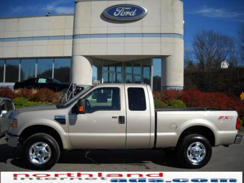 Pueblo Gold Metallic Ford F250 Super Duty FX4 SuperCab 4x4.  Click to enlarge.