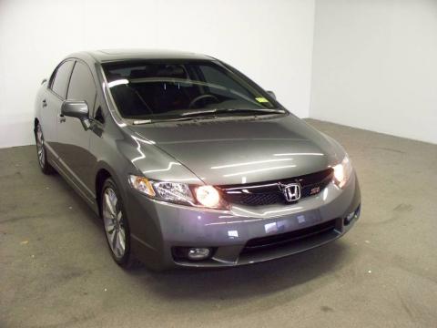 Polished Metal Metallic Honda Civic Si Sedan.  Click to enlarge.
