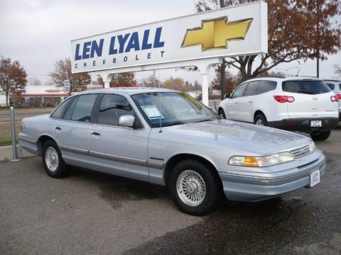 Opal Frost Metallic Ford Crown Victoria LX.  Click to enlarge.