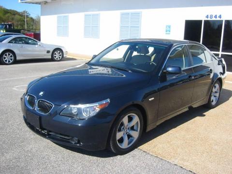 Monaco Blue Metallic BMW 5 Series 525i Sedan.  Click to enlarge.