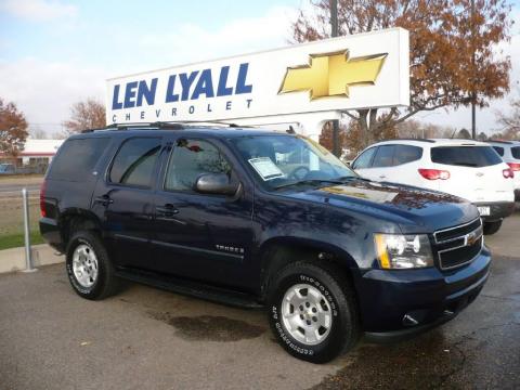 Dark Blue Metallic Chevrolet Tahoe LT 4x4.  Click to enlarge.