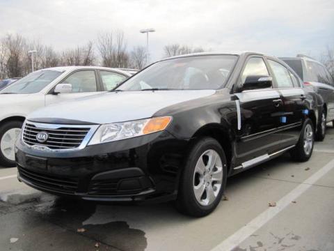 Ebony Black Kia Optima LX.  Click to enlarge.