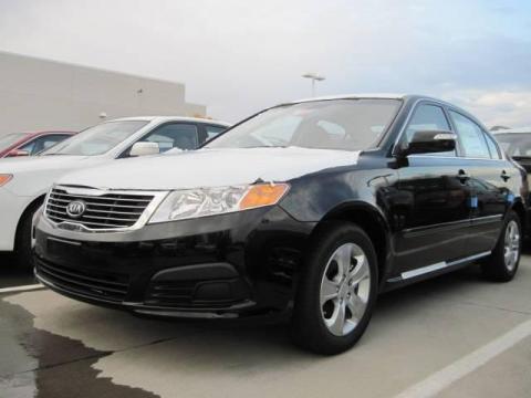 Ebony Black Kia Optima LX.  Click to enlarge.