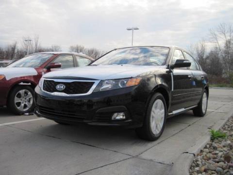 Ebony Black Kia Optima SX.  Click to enlarge.