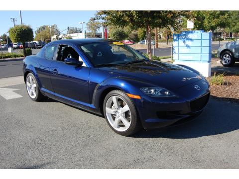 Stormy Blue Mica Mazda RX-8 Sport.  Click to enlarge.
