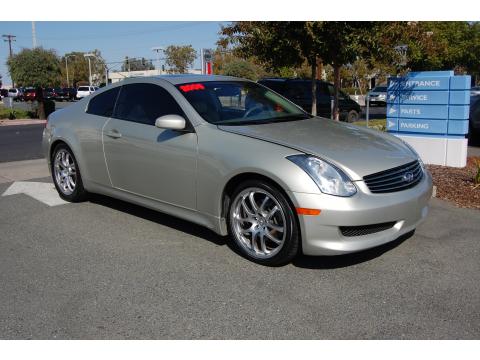 Serengeti Sand Metallic Infiniti G 35 Coupe.  Click to enlarge.