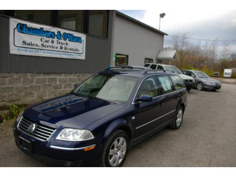 Indigo Blue Pearl Volkswagen Passat GLX Wagon.  Click to enlarge.