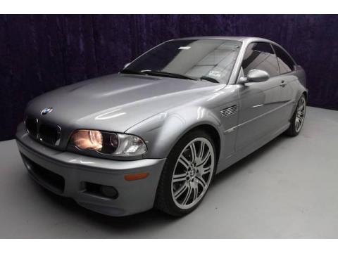 Silver Grey Metallic BMW M3 Coupe.  Click to enlarge.