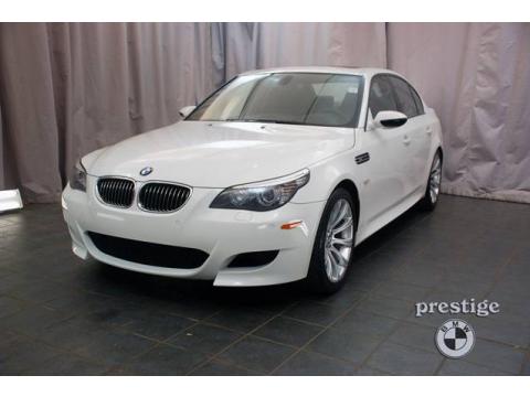 Alpine White BMW M5 Sedan.  Click to enlarge.