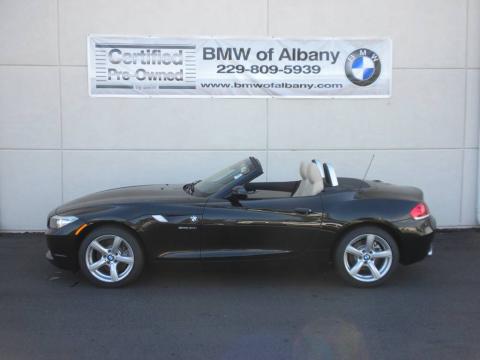 Black Sapphire Metallic BMW Z4 sDrive30i Roadster.  Click to enlarge.