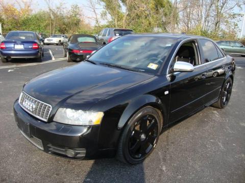 Brilliant Black Audi S4 4.2 quattro Sedan.  Click to enlarge.