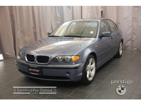 Steel Blue Metallic BMW 3 Series 325i Sedan.  Click to enlarge.