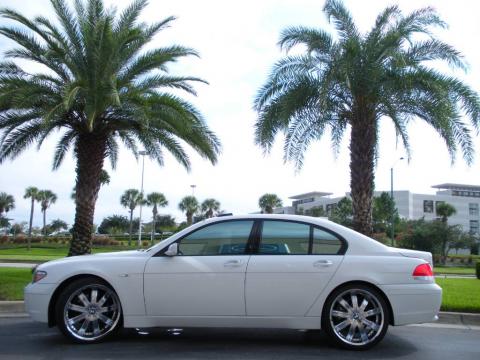 Alpine White BMW 7 Series 745i Sedan.  Click to enlarge.