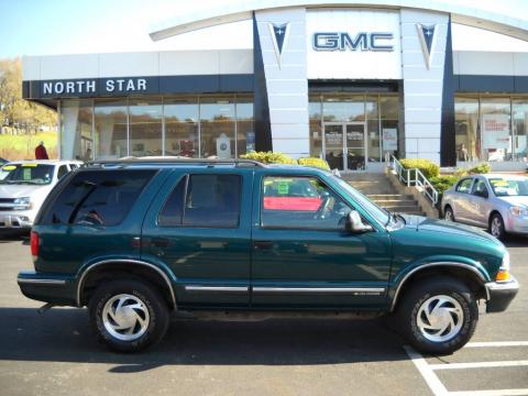 Dark Green Metallic Chevrolet Blazer LS 4x4.  Click to enlarge.