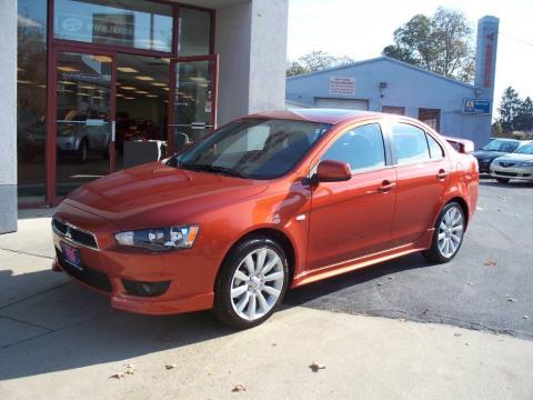 Rotor Glow Orange Metallic Mitsubishi Lancer GTS.  Click to enlarge.