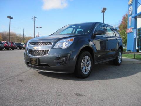 Cyber Gray Metallic Chevrolet Equinox LS.  Click to enlarge.