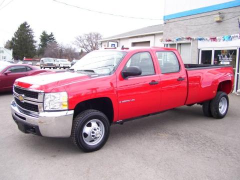 Victory Red Chevrolet Silverado 3500HD LS Crew Cab 4x4 Dually. Click to enlarge. Victory Red Chevrolet Silverado 3500HD LS Crew Cab 4x4 Dually. Click to enlarge.