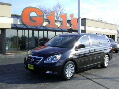 Nighthawk Black Pearl Honda Odyssey Touring.  Click to enlarge.