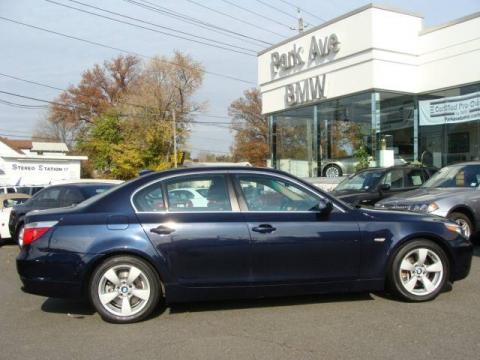 Monaco Blue Metallic BMW 5 Series 525i Sedan.  Click to enlarge.