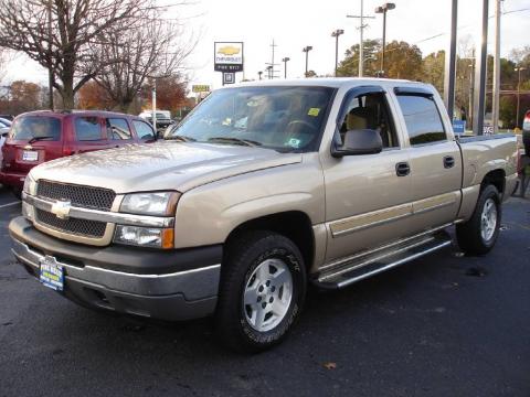 Sandstone Metallic Chevrolet Silverado 1500 LS Crew Cab 4x4.  Click to enlarge.
