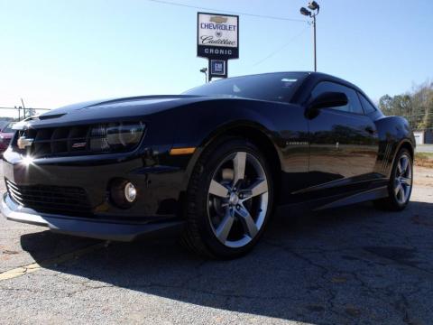 Black Chevrolet Camaro SS/RS Coupe.  Click to enlarge.