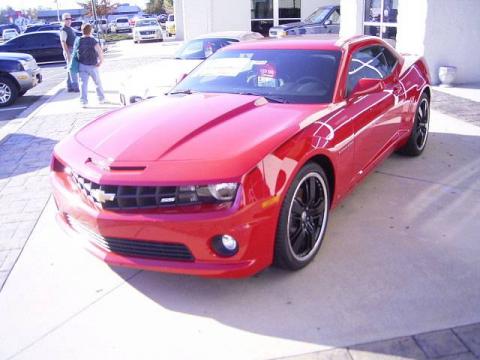 Victory Red Chevrolet Camaro SS Coupe.  Click to enlarge.