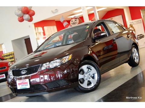 Dark Cherry Kia Forte EX.  Click to enlarge.