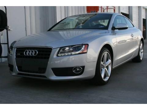 Ice Silver Metallic Audi A5 2.0T quattro Coupe.  Click to enlarge.