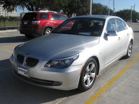 Titanium Silver Metallic BMW 5 Series 535i Sedan.  Click to enlarge.
