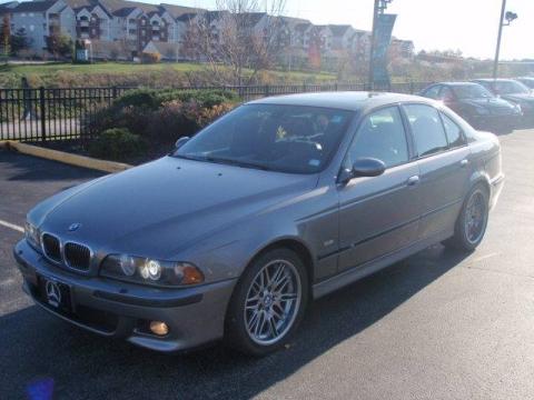 Sterling Grey Metallic BMW M5 .  Click to enlarge.