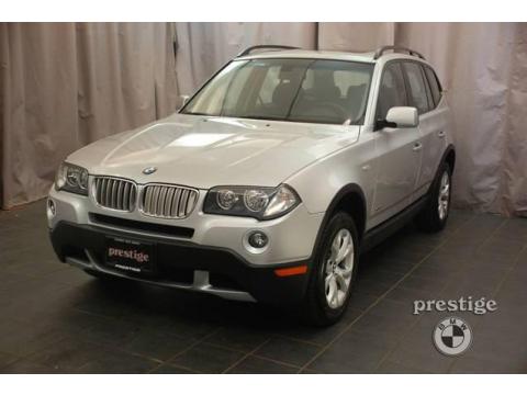 Titanium Silver Metallic BMW X3 xDrive30i.  Click to enlarge.