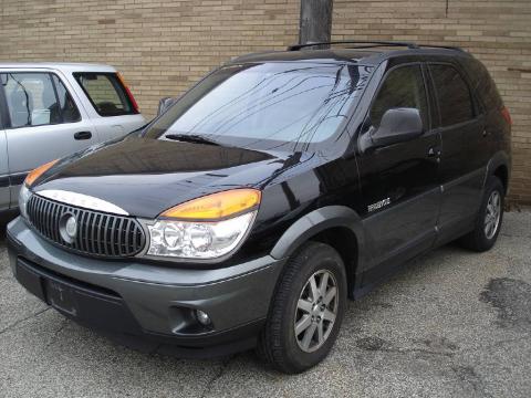 Black Buick Rendezvous CX.  Click to enlarge.