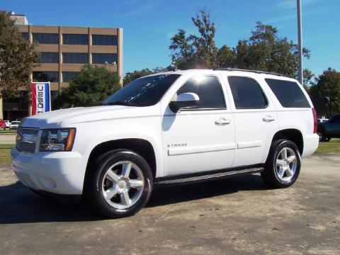 Summit White Chevrolet Tahoe LTZ.  Click to enlarge.