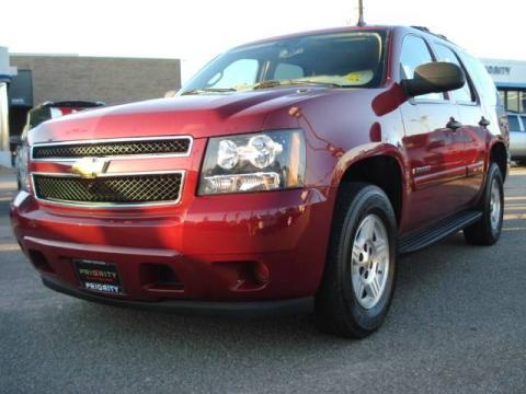 Sport Red Metallic Chevrolet Tahoe LS.  Click to enlarge.
