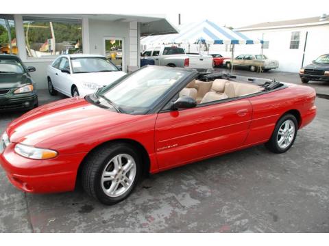 Indy Red Chrysler Sebring JXi Convertible.  Click to enlarge.